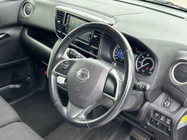 日産 デイズ ルークス ハイウェイスターX Gパッケージ 富山県 2016(平28)年 8.6万km ホワイトパール 禁煙車/ディーラーオプションナビ/型式：MJ1160-W/【フルセグTV/CD/DVD/Bluetooth/SD/AUX/ipod】/両側パワースライドドア/プッシュスタート/スマートキー×２/ＬＥＤヘッドライト/純正アルミホイル/純正フロアマット/ビルトインＥＴＣ/フォグランプ/前側ドライブレコーダー