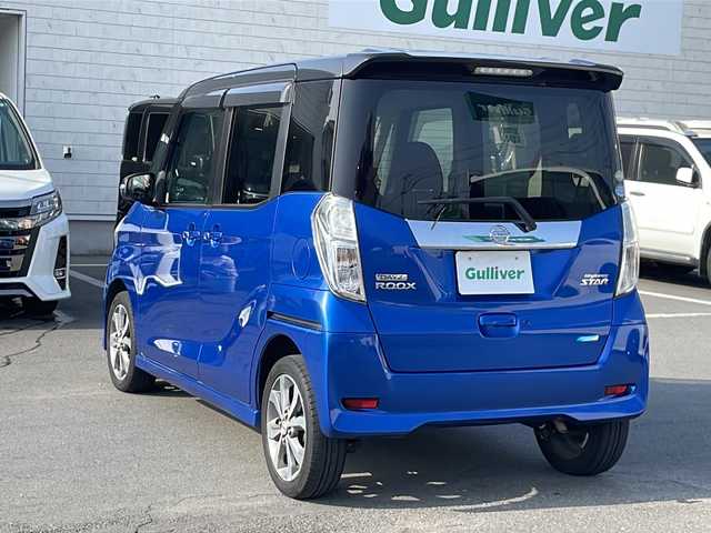 日産 デイズ ルークス HWS X Vセレクション 静岡県 2016(平28)年 5.5万km 青Ⅱ 福祉車両/サイドブレーキ加工有り/純正ナビ/Bluetooth/CD/DVD再生可能/全方位アラウンドビューモニター/バックカメラ/ドライブレコーダー/両側パワースライドドア/リヤスポイラー/HIDヘッドライト/コーナーセンサー/衝突軽減ブレーキ/アイドリングストップ/横滑り防止機能/天井クーラー/純正アルミホイール/スマートキー/スペアキー有り/保証書/取扱説明書