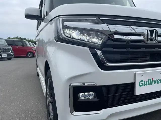 ホンダ Ｎ ＢＯＸ カスタム L 山形県 2021(令3)年 4.2万km プラチナホワイトパール 4WD/ホンダセンシング/両側パワースライドドア/メモリナビ/　【CD DVD SD USB BT】/フルセグTV/バックカメラ/前後ドライブレコーダー/ステアリングスイッチ/レーダークルーズコントロール/シートヒーター/ミラーヒーター/アイドリングストップ/横滑り防止装置/LEDライト/フォグランプ/ウィンカーミラー/純正フロアマット/ドアバイザー