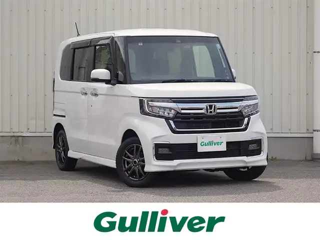 ホンダ Ｎ ＢＯＸ カスタム L 山形県 2021(令3)年 4.2万km プラチナホワイトパール 4WD/ホンダセンシング/両側パワースライドドア/メモリナビ/　【CD DVD SD USB BT】/フルセグTV/バックカメラ/前後ドライブレコーダー/ステアリングスイッチ/レーダークルーズコントロール/シートヒーター/ミラーヒーター/アイドリングストップ/横滑り防止装置/LEDライト/フォグランプ/ウィンカーミラー/純正フロアマット/ドアバイザー