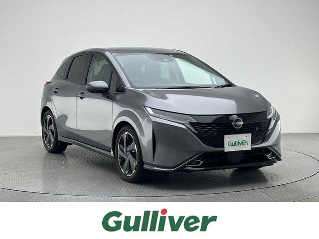 日産 オーラ G レザーエディション 大阪府 2022(令4)年 2.3万km ダークメタルグレー 純正メモリナビ/（フルセグ/Bluetooth/USB//AppleCarPlay/AndroidAuto）/アラウンドビューモニター/ビルトインETC2.0/ドライブレコーダー/デジタルインナーミラー/BOSEサウンド/ワイヤレス充電/純正17インチアルミホイール/純正フロアマット/レザーシート/LEDヘッドライト/LEDフォグ/プロパイロット/エマージェンシーブレーキ