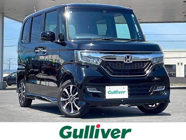 ホンダ Ｎ ＢＯＸ カスタム G L ホンダセンシング 道北・旭川 2019(平31)年 2万km クリスタルブラックパール ・4WD/・禁煙/・両側パワースライドドア/・純正ナビ　BT/TV/CD/DVD////Hondasensing///・衝突軽減ブレーキ/・ACC/・LKAS/・路外逸脱抑制機能/・誤発進抑制機能/・先行発進お知らせ機能/・標識認識機能/・LEDヘッドライト/・オートライト/・シートヒーター/・フォグ/・バックカメラ/・社外AW冬タイヤ積み込み/・エンジンスターター/・ETC