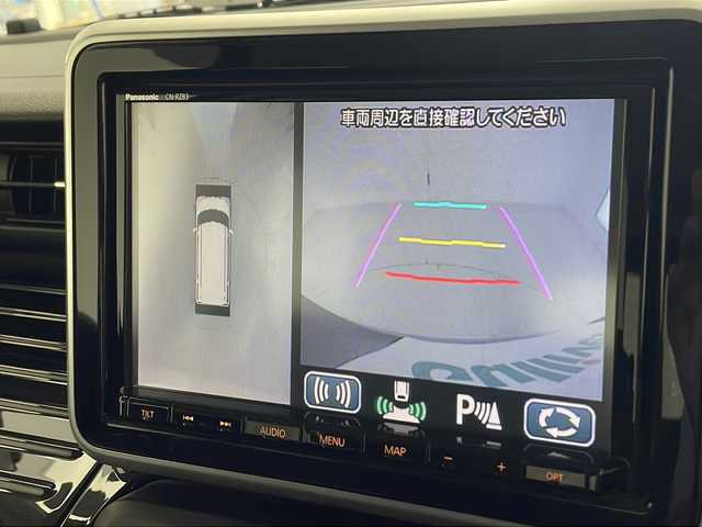 スズキ スペーシア カスタム HYBRID XS 千葉県 2018(平30)年 5.1万km ブルーイッシュブラックパール3 純正ナビ/Bluetooth CD DVD フルセグ/ヘッドアップディスプレイ/全方位カメラ/ドライブレコーダー/シートヒーター/両側パワースライドドア/純正アルミホイール/純正フロアマット/リアサンシェード/スズキセーフティーサポート/衝突軽減ブレーキ/レーンキープアシスト/クルーズコントロール/コーナーセンサー/アイドリングストップ/LEDヘッドライト/ステアリングスイッチ/プッシュスタート/スマートキー/ウィンカーミラー/ベンチシート