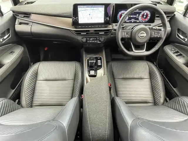 日産 オーラ G レザーエディション 滋賀県 2023(令5)年 1.4万km 茶 禁煙車/純正9インチナビ/アラウンドビューモニター/プロパイロット/クリアランスソナー/前方ドライブレコーダー/ビルトインETC/置くだけ充電/BOSEサウンド/合皮シート/前席シートヒーター/デジタルインナーミラー/電子パーキングブレーキ/オートライト/LEDヘッドライト