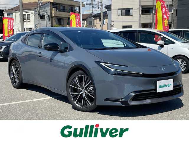 トヨタ プリウス Z 石川県 2023(令5)年 2.2万km グレー 4WD/純正12.3型ナビ/フルセグTV/全方位カメラ/LEDヘッドライト/ビルトインETC2.0/レザーシート/シートヒーター&エアシート/パワーバックドア/デジタルインナーミラー/ブラインドスポットモニター/レーダークルーズ/トヨタセーフティセンス/純正アルミホイール/スマートキー/プッシュスタート/電動ミラー