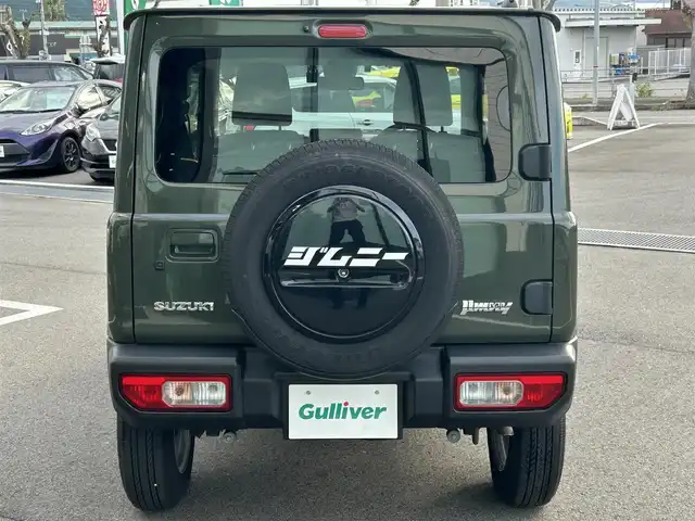 スズキ ジムニー XC 愛媛県 2023(令5)年 4.3万km ジャングルグリーン 社外ナビ(Bluetooth/フルセグTV)/クルーズコントロール/バックカメラ/前後ドライブレコーダー/背面タイヤ(BRIDGESTONE DUELER H/L)/純正16インチAW/オートLEDヘッドライト/フォグランプ/４WD切り替え/前席シートヒーター/ヒートミラー/ステアリングリモコン/横滑り防止装置/レーンキープアシスト/ダウンヒルアシストコントロール/ABS