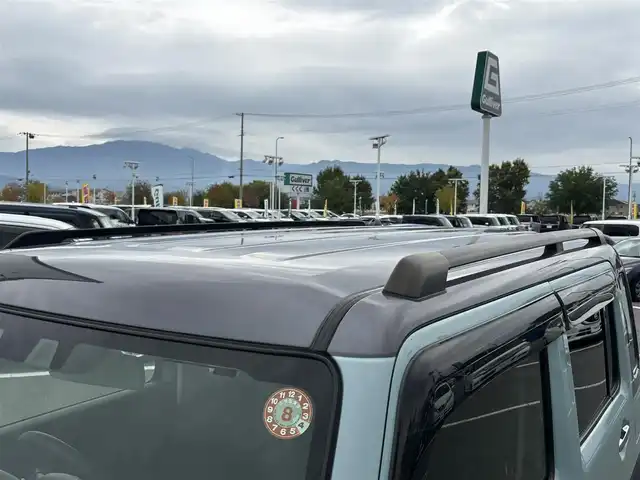 スズキ ハスラー Jスタイル 奈良県 2022(令4)年 4.5万km オフブルーメタリック/ガンメタリック2トーンルーフ デュアルカメラブレーキサポート　/社外ナビ　[CN-E330D]/地デジ　/車線逸脱警報　/クリアランスソナー　/ルーフレール　/社外ＥＴＣ　/前席シートヒーター　/ＬＥＤヘッドライト　/プッシュスタート　/純正１５インチＡＷ