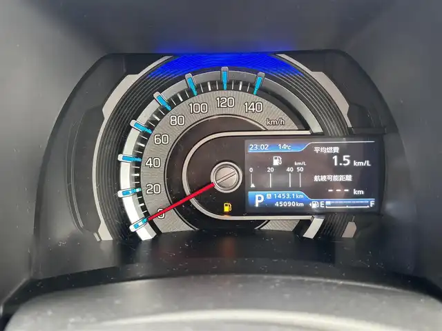 スズキ ハスラー Jスタイル 奈良県 2022(令4)年 4.5万km オフブルーメタリック/ガンメタリック2トーンルーフ デュアルカメラブレーキサポート　/社外ナビ　[CN-E330D]/地デジ　/車線逸脱警報　/クリアランスソナー　/ルーフレール　/社外ＥＴＣ　/前席シートヒーター　/ＬＥＤヘッドライト　/プッシュスタート　/純正１５インチＡＷ