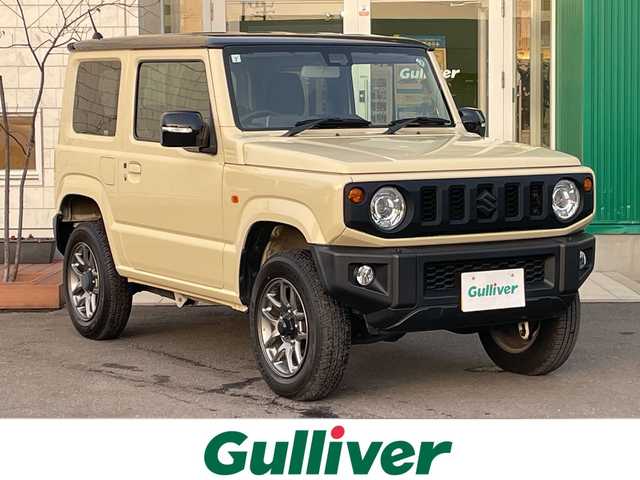 スズキ ジムニー XC 青森県 2021(令3)年 3.8万km シフォンアイボリーメタリックブラック2トーンルーフ 4WD/純正メモリナビ・フルセグTV/CD・DVD・Bluetooth・SD・USB/バックカメラ/前席シートヒーター/セーフティサポート/デュアルセンサーブレーキサポート/ハイビームアシスト/クルーズコントロール/車線逸脱警報機能/誤発進抑制機能/ダウンヒルアシストコントロール/LEDヘッドライト/オートライト/フォグランプ/社外テールランプ/純正16インチアルミ/スマートキー/プッシュスタート