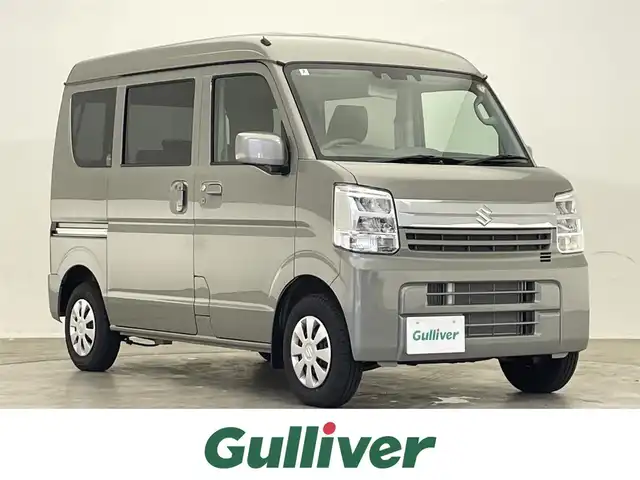 スズキ エブリイ ジョイン ターボ 滋賀県 2025(令7)年 0.6万km モスグレーメタリック 禁煙車/４WD/ターボ/両側パワースライドドア/オートエアコン/LEDヘッドライト/スマートキー