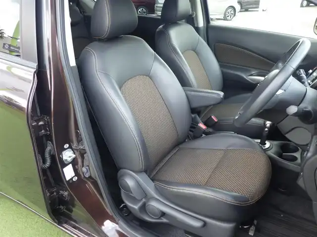 日産 ノート メダリスト エマージェンシーB 千葉県 2015(平27)年 6.8万km インペリアルアンバーP エマージェンシーブレーキ/ハーフレザーシート/純正SDナビ/地デジTV/【DVD/CD再生機能　Bluetooth接続】/アラウンドビューモニター/ドライブレコーダー（前後撮影）/革巻きステアリング/LEDヘッドライト/ウインカーミラー/コーナーセンサー/純正15インチアルミホイル/インテリジェントキー