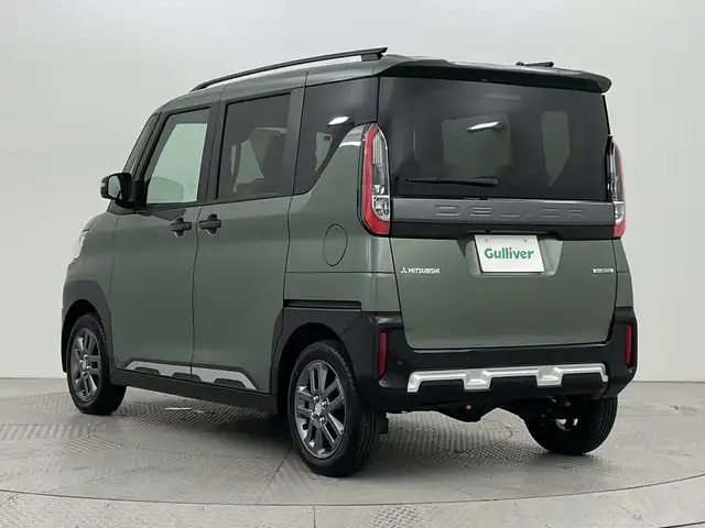 三菱 デリカミニ T プレミアム 新潟県 2025(令7)年 0.1万km未満 アメジストブラック 4WD/登録未使用車/衝突被害軽減システム/ダウンヒルアシストコントロール/デジタルインナーミラー/純正9インチディスプレイオーディオ/（BT/HDMI/AppleCayPlay/AndroidAuto/AM/FM）/全周囲カメラ/両側パワースライドドア/ハンズフリーオートスライドドア/レーダークルーズコントロール/LEDオートライト/ハーフレザーシート/シートヒーター/純正15インチアルミホイール/ルーフレール/ステアリングヒーター/ステアリングスイッチ/アイドリングストップ/スマートキー