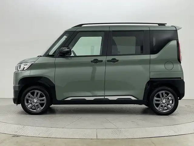 三菱 デリカミニ T プレミアム 新潟県 2025(令7)年 0.1万km未満 アメジストブラック 4WD/登録未使用車/衝突被害軽減システム/ダウンヒルアシストコントロール/デジタルインナーミラー/純正9インチディスプレイオーディオ/（BT/HDMI/AppleCayPlay/AndroidAuto/AM/FM）/全周囲カメラ/両側パワースライドドア/ハンズフリーオートスライドドア/レーダークルーズコントロール/LEDオートライト/ハーフレザーシート/シートヒーター/純正15インチアルミホイール/ルーフレール/ステアリングヒーター/ステアリングスイッチ/アイドリングストップ/スマートキー