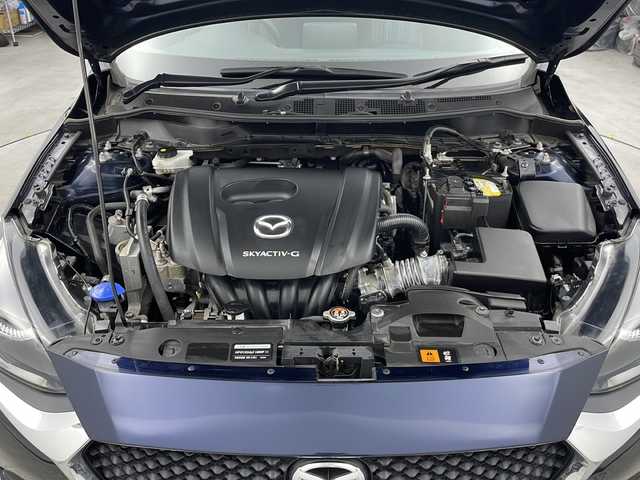 マツダ マツダ２ 15S スマートエディション 栃木県 2021(令3)年 4万km ディープクリスタルブルーマイカ 純正SDナビ/（Bluetooth/AM/FM/android/appleCarPLAY）　　/ETC/ドライブレコーダー/USBケーブルポート/バックカメラ/車線逸脱防止/クルーズコントロール/横滑り防止機能/全方位カメラ/アイドリングストップ/電動格納ドアミラー/純正フロアマット/パーキングセンサー警報/MTモード付AT