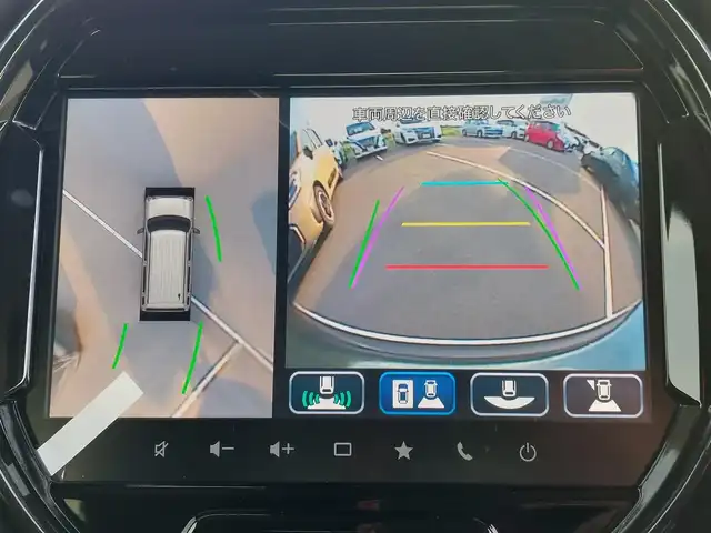 スズキ ハスラー HYBRID X 東京都 2025(令7)年 0.1千km クールカーキパールメタリック/ソフトベージュメタリック スズキセーフティサポート/・デュアルカメラブレーキサポート/・誤発進抑制機能/・車線逸脱抑制機能/・車線逸脱警報機能/・ふらつき警報機能/・先行車発進お知らせ機能/・アダプティブクルーズコントロール/・ハイビームアシスト/・標識認識機能/・後退時ブレーキサポート/・後方誤発進抑制機能/純正9インチメモリーナビ/・地デジTV/・DVD/CD/・スマートフォン連携機能/・USBソケット/・全方位モニター用カメラ/LEDヘッドランプ/SRSサイドエアバッグ/カーテンエアバッグ/リヤパーキングセンサー（後方誤発進抑制機能付）/運転席助手席シートヒーター