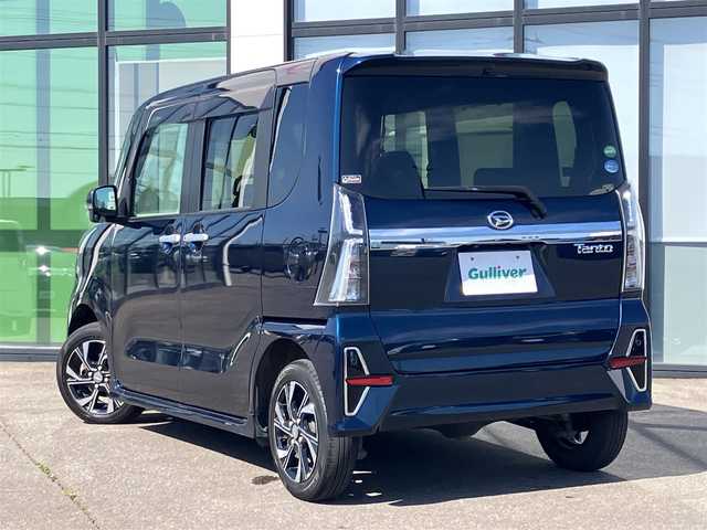 ダイハツ タント カスタム X セレクション 道南・函館 2020(令2)年 2.8万km レーザーブルークリスタルシャイン ・ワンオーナー/・衝突被害軽減ブレーキ/・純正メモリナビ/・フルセグTV/・バックカメラ/・ドライブレコーダー/・純正エンジンスターター/・両側パワースライドドア/・ハーフレザーシート/・前席シートヒーター/・純正LEDヘッドライト/・スマートキー/・エンジンプッシュスタート