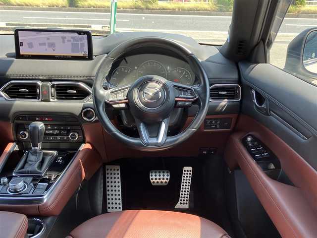 マツダ ＣＸ－８ XD エクスクルーシブモード 宮城県 2021(令3)年 3.8万km プラチナクォーツメタリック BOSEサウンド/ハンズフリーパワーバックドア/ターボ/ルーフレール/♪i-ACTIVSENSE/ ・スマートシティブレーキサポート(SCBS)/ ・車線逸脱警報システム/ ・レーンキープアシストシステム(LAS)/ ・ブラインドスポットモニタリング(BSM)/ ・ハイビームコントロールシステム(HBC)/ ・マツダレーダークルーズコントロール(MRCC)/♪マツダコネクト10.25インチセンターディスプレイ/ ・フルセグ・USB/ ・Bluetoothオーディオ/♪360度ビューモニター/♪フリップダウンモニター(DVD再生機能付き）/♪ヘッドアップディスプレイ/♪茶革シート/♪全席パワーシート(D席メモリ付き)/♪全席シートヒーター/エアシート/♪スマートキー×2/♪プッシュスタート/♪オートブレーキホールド/♪LEDヘッドライト/♪LEDフォグライト/♪オートライト/♪純正19インチAW/♪革巻ステアリング/♪ステアリングヒーター/♪ステアリングスイッチ/♪ドライブレコーダー(前後)/♪コーナーセンサー/♪フロアマット/♪ドアバイザー/♪プライバシーガラス/♪ETC/♪サイド/カーテンエアバック