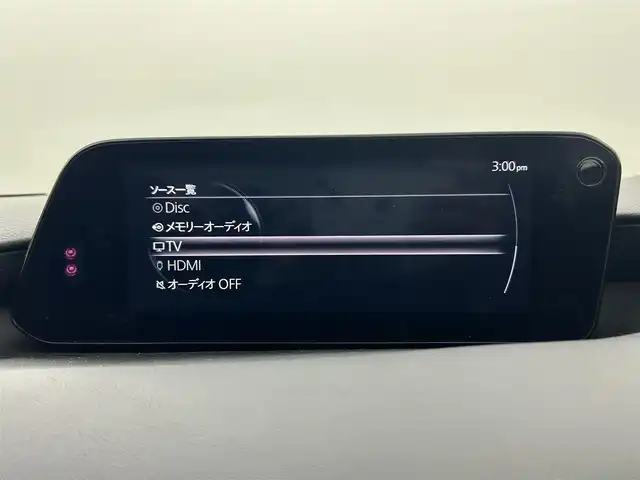 マツダ マツダ３ファストバック 15S ブラックトーンED 熊本県 2023(令5)年 1.9万km スノーフレイクホワイトパールマイカ 純正ナビ（ＣＤ・ＤＶＤ・フルセグ・ＢＴ・ＳＤ・ＵＳＢ）/全周囲カメラ　/ＥＴＣ　/前後クリアランスソナー　/レーダークルーズコントロール　/横滑り防止/アイドリングストップ/オートライト　/ＬＥＤヘッドライト　/社外フロアマット　/保証書　/取扱説明書