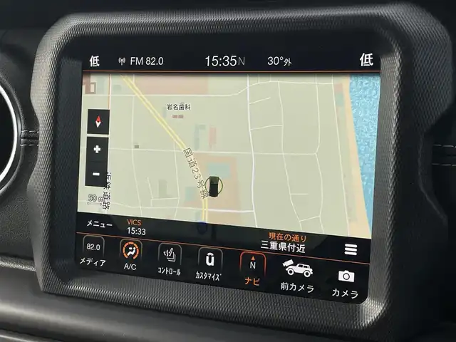 クライスラー・ジープ ジープ ラングラー アンリミテッド サハラ 三重県 2023(令5)年 4万km ブラック ワンオーナー　/Ｕコネクトナビ　/カープレイ　/黒革シート　/シートヒーター　/ステアリングヒーター　/ＬＥＤヘッドライト　/衝突軽減ブレーキ　/バックカメラ　/前後ドライブレコーダー　/純正１８インチアルミ　/ＢＳＭ