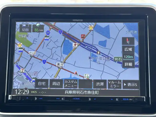 スズキ スペーシア ギア HYBRID XZターボ 兵庫県 2020(令2)年 2.7万km アクティブイエロー/ガンメタリック2トーン 社外ナビ/BTオーディオ/フルセグテレビ/バックカメラ/ETC/両側パワースライドドア/シートヒーター/純正14インチAW/LEDヘッドライト/フォグランプ/純正フロアマット/パドルシフト/スマートキープッシュスタート