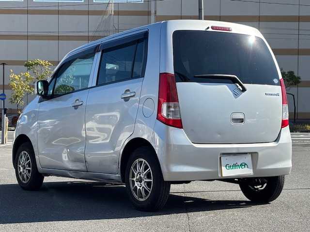 スズキ ワゴンＲ FX 宮城県 2008(平20)年 6.6万km シルキーシルバーメタリック 登録時走行距離65805km/オーディオ/純正フロアマット/社外アルミホイール