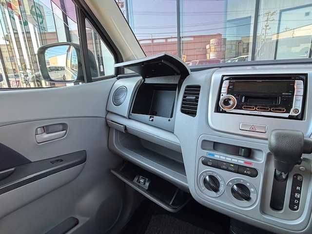 スズキ ワゴンＲ FX 宮城県 2008(平20)年 6.6万km シルキーシルバーメタリック 登録時走行距離65805km/オーディオ/純正フロアマット/社外アルミホイール