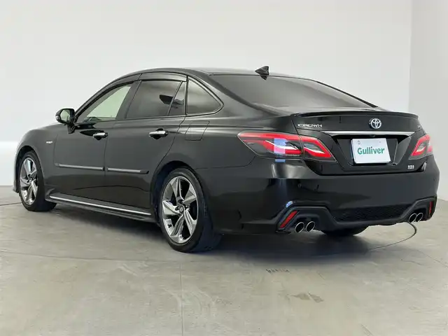 トヨタ クラウン ハイブリッド RS 愛知県 2019(令1)年 5万km ブラック トヨタセーフティーセンス/・衝突軽減/・プリクラッシュ/・ロードサイン/・オートハイビーム/レーダークルーズコントロール/サンルーフ/純正ディスプレイオーディオ/・ナビ/・フルセグTV/・Bluetooth/・ミラーキャスト/革巻きステアリング/ステアリングリモコン/レザーシート/ベンチレーション/エアシート/シートヒーター/ビルトインETC/AC１００V/自動防眩ミラー/HUD/純正AW/ディライト/LEDライト/シーケンシャルライト