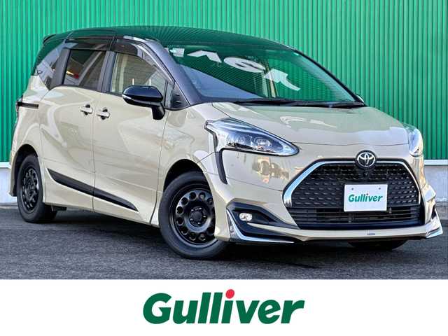 トヨタ シエンタ ファンベースG 宮城県 2021(令3)年 2.7万km ブラックマイカ/ベージュ 2トーン パノラミックビュー対応ナビレディパッケージ/・パノラミックビューモニター/・ステアリングスイッチ/・ドアミラーヒーター/LEDヘッドランプパッケージ/・オートレベリング機能付LEDヘッドランプ/・LEDフロントフォグランプ/・レッド加飾付クリアレンズLEDリアコンビネーションランプ/シートヒーター/ステアリングヒーター/＝＝＝/モデリスタエアロ（F/S/R）/セーフティセンス/・プリクラッシュセーフティ/・レーンディパーチャーアラート/・オートマチックハイビーム/先行車発進告知機能/純正12インチフリップダウンモニター（V12T-R68C）/純正9インチナビ（NSZT-Y68T）/・CD/DVD/・Bluetooth/・フルセグTV/ビルトインETC2.0/ミラー一体型ドライブレコーダー/両側パワースライドドア/革巻きステアリング/オートライト/スマートキー＆プッシュスタート/電動格納ミラー/社外15インチAW/純正フロアマット/純正ドアバイザー/Wエアバッグ