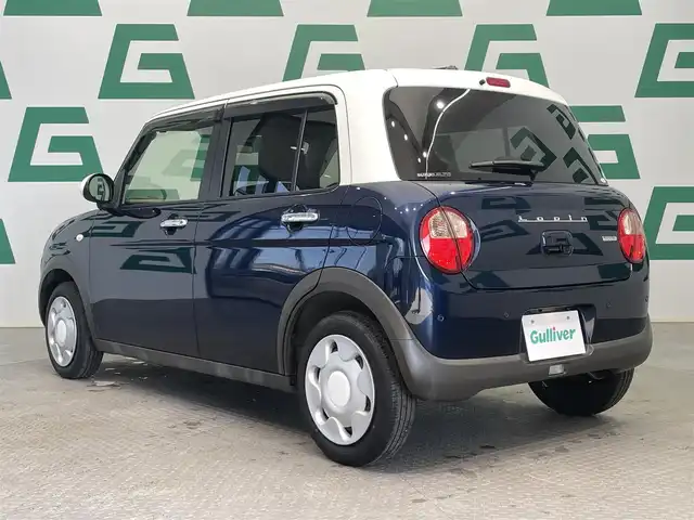 スズキ ラパン モード 鹿児島県 2021(令3)年 4.1万km ノクターンブルーパール/ホワイト 2トーンルーフ 禁煙車/純正SDナビ【CN-RZ765W】/　（Bluetooth.フルセグTV.CD.DVD）/スズキセーフティサポート/レーダーブレーキサポート/車線逸脱警報/前席シートヒーター/リアコーナーセンサー/専用フロアマット/専用メッキフロントグリル/メッキドアハンドル/インパネシフトガーニッシュ/専用ファブリックシート
