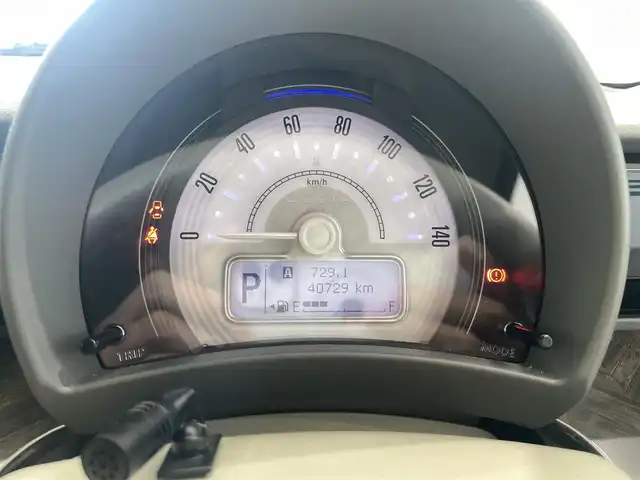 スズキ ラパン モード 鹿児島県 2021(令3)年 4.1万km ノクターンブルーパール/ホワイト 2トーンルーフ 禁煙車/純正SDナビ【CN-RZ765W】/　（Bluetooth.フルセグTV.CD.DVD）/スズキセーフティサポート/レーダーブレーキサポート/車線逸脱警報/前席シートヒーター/リアコーナーセンサー/専用フロアマット/専用メッキフロントグリル/メッキドアハンドル/インパネシフトガーニッシュ/専用ファブリックシート