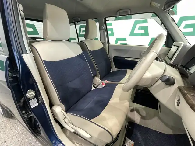 スズキ ラパン モード 鹿児島県 2021(令3)年 4.1万km ノクターンブルーパール/ホワイト 2トーンルーフ 禁煙車/純正SDナビ【CN-RZ765W】/　（Bluetooth.フルセグTV.CD.DVD）/スズキセーフティサポート/レーダーブレーキサポート/車線逸脱警報/前席シートヒーター/リアコーナーセンサー/専用フロアマット/専用メッキフロントグリル/メッキドアハンドル/インパネシフトガーニッシュ/専用ファブリックシート