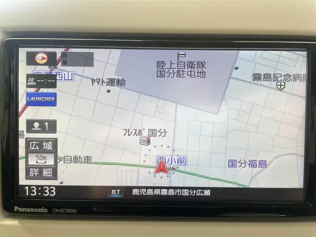 スズキ ラパン モード 鹿児島県 2021(令3)年 4.1万km ノクターンブルーパール/ホワイト 2トーンルーフ 禁煙車/純正SDナビ【CN-RZ765W】/　（Bluetooth.フルセグTV.CD.DVD）/スズキセーフティサポート/レーダーブレーキサポート/車線逸脱警報/前席シートヒーター/リアコーナーセンサー/専用フロアマット/専用メッキフロントグリル/メッキドアハンドル/インパネシフトガーニッシュ/専用ファブリックシート