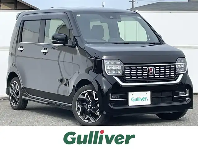 ホンダ Ｎ ＷＧＮ カスタム Lターボ ホンダS 岩手県 2021(令3)年 2.4万km クリスタルブラックパール 4WD/ホンダセンシング/　　・衝突軽減ブレーキ/　　・近距離衝突軽減ブレーキ/　　・路外逸脱抑制機能/　　・アダプティブクルーズコントロール/　　・車線維持支援システム/純正メモリナビ/バックカメラ/LEDオートライト/フォグランプ/ハーフレザーシート/シートヒーター/社外14インチアルミホイール/スマートキー/ビルトインETC