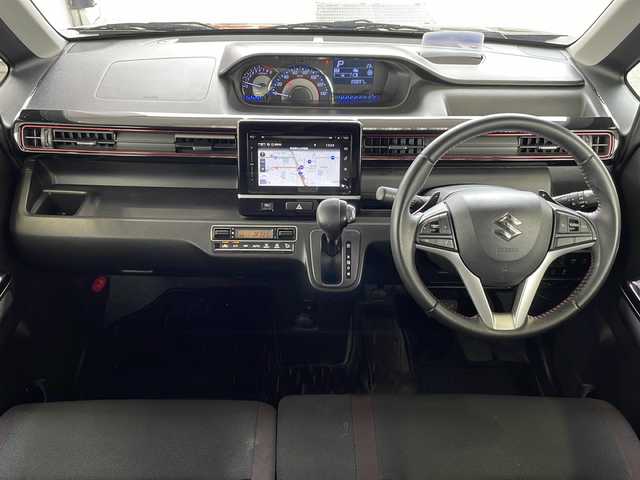 スズキ ワゴンＲ スティングレー HYBRID T 愛知県 2017(平29)年 8.9万km ブレイブカーキP (株)IDOMが運営する【じしゃロン名古屋鳴海店】の自社ローン専用車両になりますこちらは現金またはオートローンご利用時の価格です。自社ローンご希望の方は別途その旨お申付け下さい/全方位カメラ、バックカメラ/純正ナビ/衝突軽減システム/レーンキープアシスト/クルーズコントロール/スマートキー/フルセグテレビ/ETC/シートヒーター/オートライト/純正フロアマット/アイドリングストップ/パドルシフト