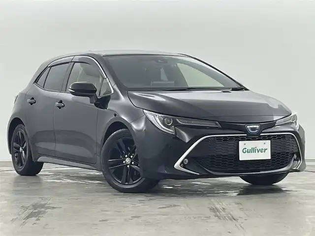 トヨタ カローラ スポーツ ハイブリッドG スタイルPKG 福島県 2020(令2)年 4.6万km アティチュードブラックマイカ 純正HDDナビゲーション/【CD/DVD/ipod/AndroidAuto/USB/Bluetooth/フルセグTV】/・バックカメラ/・前後ドライブレコーダー/・純正ETC/衝突軽減ブレーキ/車線逸脱警報装置/アダプティブクルーズコントロール/オートマチックハイビーム/ブラインドスポットモニター/前後コーナーセンサー/電子パーキングブレーキ/・ブレーキオートホールド/ハーフレザーシート/・運転席＋助手席シートヒーター/ステアリングスイッチ/ＬＥＤヘッドライト/・オートライト/・フロントフォグライト/電動格納ウィンカーミラー/・オートミラー/純正フロアマット/純正16インチアルミホイール/ABS/横滑り防止装置/盗難防止装置/プッシュスタート/・スマートキー/・スペアキー