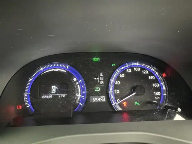 レクサス ＨＳ 250h バージョンS 愛知県 2010(平22)年 7万km ムーンライトオパール ワンオーナー/純正ナビ/バックカメラ/フロントカメラ/フルセグTV/Bluetooth/テレビキャンセラー/レーダー/ETC装備/USB端子入力/CD/MD/純正フロアマット/パワーシート/AFS/コナーセンサー/スマートキー/スペアキー