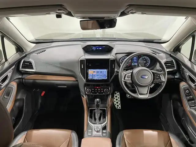 スバル フォレスター ハイブリッド アドバンス 愛知県 2021(令3)年 3.9万km ＤグリーンＭ ＡＬＰＩＮＥナビ　/（Bluetooth/FM/AM/フルセグTV/SD/USB/CD・DVD再生)/アイサイト　/茶レザーシート/視界拡張（フロントカメラ・サイドカメラ）/衝突軽減ブレーキ　/レーダークルーズコントロール/ビルトインＥＴＣ　/シートヒーター　/デジタルインナーミラー　/電動バックドア　/バックカメラ　/ドライブレコーダー　/ステアリングヒーター　/メモリー機能付パワーシート　/ブラインドスポットモニター（ＢＳＭ）/車線逸脱警報/USB接続/LEDヘッドライト/LEDフォグ/プッシュスタート/　　-スマートキー