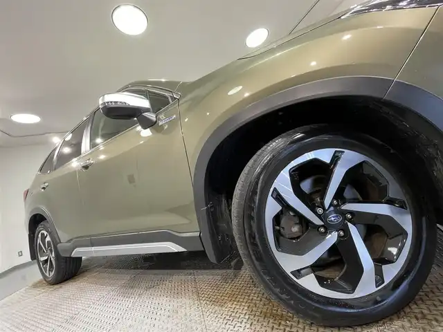 スバル フォレスター ハイブリッド アドバンス 愛知県 2021(令3)年 3.9万km ＤグリーンＭ ＡＬＰＩＮＥナビ　/（Bluetooth/FM/AM/フルセグTV/SD/USB/CD・DVD再生)/アイサイト　/茶レザーシート/視界拡張（フロントカメラ・サイドカメラ）/衝突軽減ブレーキ　/レーダークルーズコントロール/ビルトインＥＴＣ　/シートヒーター　/デジタルインナーミラー　/電動バックドア　/バックカメラ　/ドライブレコーダー　/ステアリングヒーター　/メモリー機能付パワーシート　/ブラインドスポットモニター（ＢＳＭ）/車線逸脱警報/USB接続/LEDヘッドライト/LEDフォグ/プッシュスタート/　　-スマートキー