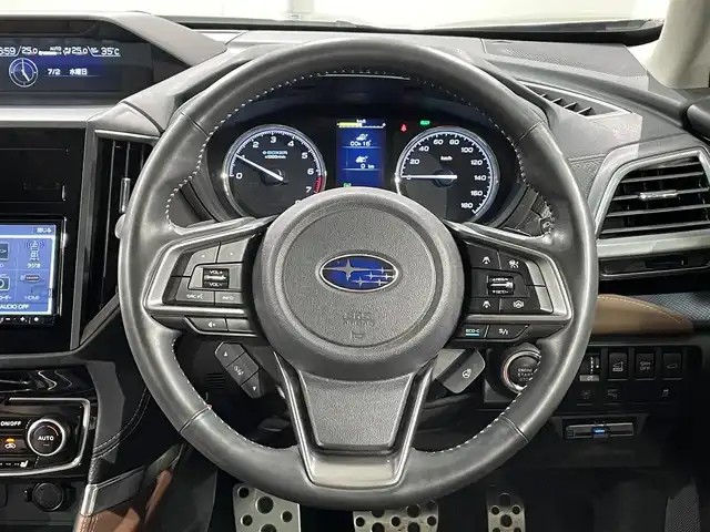 スバル フォレスター ハイブリッド アドバンス 愛知県 2021(令3)年 3.9万km ＤグリーンＭ ＡＬＰＩＮＥナビ　/（Bluetooth/FM/AM/フルセグTV/SD/USB/CD・DVD再生)/アイサイト　/茶レザーシート/視界拡張（フロントカメラ・サイドカメラ）/衝突軽減ブレーキ　/レーダークルーズコントロール/ビルトインＥＴＣ　/シートヒーター　/デジタルインナーミラー　/電動バックドア　/バックカメラ　/ドライブレコーダー　/ステアリングヒーター　/メモリー機能付パワーシート　/ブラインドスポットモニター（ＢＳＭ）/車線逸脱警報/USB接続/LEDヘッドライト/LEDフォグ/プッシュスタート/　　-スマートキー