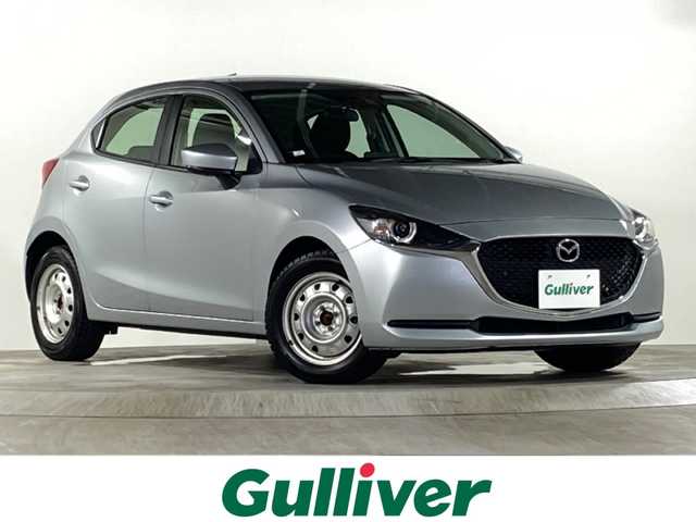 マツダ マツダ２ 15S 広島県 2020(令2)年 3.9万km ソニックシルバーM スマートシティブレーキサポート/レーンキープアシスト/ブラインドスポットモニター/純正ナビ/Bluetooth/AUX/USB/前後コーナーセンサー /オートライト/ＬＥＤヘッドライト/スマートキー/プッシュスタート/スペアキー/フロアマット/電動格納ミラー/横滑り防止装置