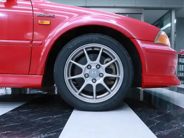 ホンダ トルネオ ユーロ R 千葉県 2000(平12)年 0.5万km ミラノレッド ワンオーナー(自社名義変更済)/H13、15、17、18、19、20、21、22、23、24、25、27、29、30、R1、2、3、4、5、6、7年/全ディーラー点検記録簿有り/2023年製　ADVAN FLEVA装着/ギャザーズ　VXM-155VFi ナビゲーション/・フルセグTV/・DVD再生/・Bluetoothオーディオ/ETC/純正レカロシート/純正16インチアルミホイール/＊205 50R16/ユーロ純正フロアマット/車検　令和9年8月17日/当モデルカタログ有り/取扱説明書/保証書/スペアキー