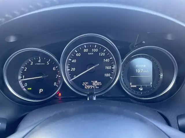 マツダ ＣＸ－５ 25S Lパッケージ 群馬県 2014(平26)年 12.9万km ソウルレッドプレミアムメタリック ワンオーナー/４WD/純正メモリナビ、地デジ、Bluetooth、CD/DVD/　（CA9K2）/バックカメラ/革巻きステア/クルーズコントロール/ETC/LEDヘッドライト/黒レザーシート/運転席パワーシート/前席シートヒーター/ドアバイザー/スマートキー×２/保証書、取説