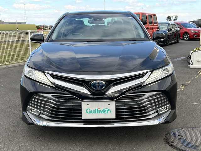 トヨタ カムリ G レザーパッケージ 群馬県 2018(平30)年 12万km アティチュードブラックマイカ 純正ナビ（フルセグTV/CD，DVD/BT)/ドライブレコーダー/ワイヤレス充電/シートヒーター/オートマチックハイビーム/ETC2.0/スペアキー