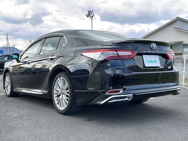 トヨタ カムリ G レザーパッケージ 群馬県 2018(平30)年 12万km アティチュードブラックマイカ 純正ナビ（フルセグTV/CD，DVD/BT)/ドライブレコーダー/ワイヤレス充電/シートヒーター/オートマチックハイビーム/ETC2.0/スペアキー
