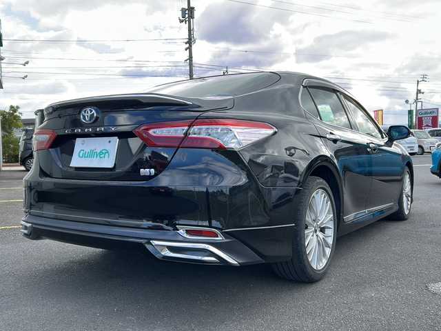 トヨタ カムリ G レザーパッケージ 群馬県 2018(平30)年 12万km アティチュードブラックマイカ 純正ナビ（フルセグTV/CD，DVD/BT)/ドライブレコーダー/ワイヤレス充電/シートヒーター/オートマチックハイビーム/ETC2.0/スペアキー