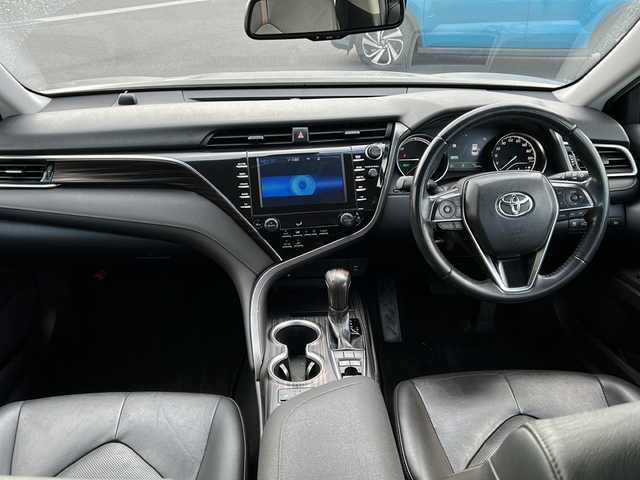 トヨタ カムリ G レザーパッケージ 群馬県 2018(平30)年 12万km アティチュードブラックマイカ 純正ナビ（フルセグTV/CD，DVD/BT)/ドライブレコーダー/ワイヤレス充電/シートヒーター/オートマチックハイビーム/ETC2.0/スペアキー