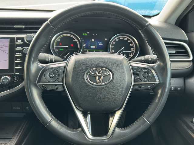 トヨタ カムリ G レザーパッケージ 群馬県 2018(平30)年 12万km アティチュードブラックマイカ 純正ナビ（フルセグTV/CD，DVD/BT)/ドライブレコーダー/ワイヤレス充電/シートヒーター/オートマチックハイビーム/ETC2.0/スペアキー