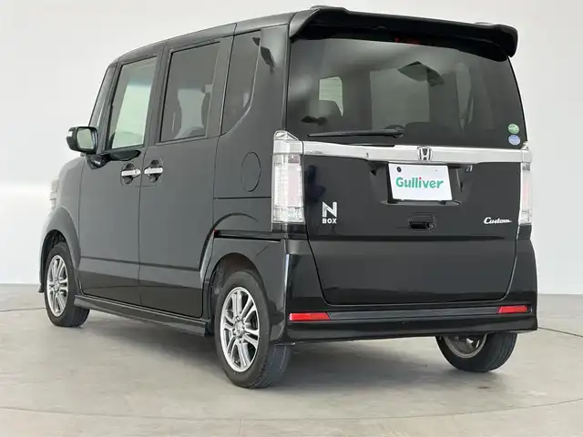 ホンダ Ｎ ＢＯＸ カスタム G Lパッケージ 愛知県 2013(平25)年 5.1万km クリスタルブラックパール プッシュスタート/スマートキー/オートライト/ステアリングリモコン/片側パワースライドドア/電動格納ミラー/ISOFIX/スぺキー/シガーソケット/フォグランプ