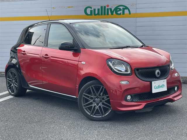 スマート ＭＣＣ スマート フォーフォー BRABUSスポーツ 埼玉県 2019(平31)年 1.4万km サファイアレッド ・社外ナビ/・パノラマガラスルーフ/・レザーシート/・バックカメラ/・クルーズコントロール/・衝突軽減ブレーキ/・コーナーセンサー/・パドルシフト