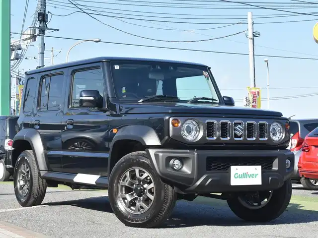 スズキ ジムニー ノマド FC 神奈川県 2025(令7)年 0.1千km 黒 ワンオーナー/セーフティサポート（予防安全技術）/プライバシーガラス/ラゲッジルームランプ/シートヒーター（前席）/純正15インチアルミホイール/純正LEDヘッドライト/フロントフォグランプ/ーーーーーーーーーーーーーーーーーーー/保証書/取扱説明書/スペアスマートキー×1本
